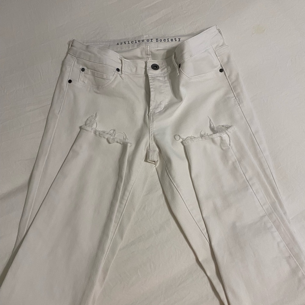 Articles of society white skinny jeans